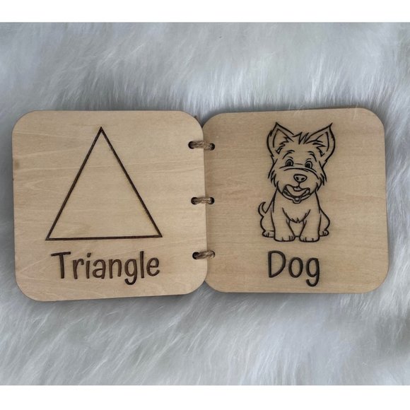 Children's Books Baby Book Baby Shower Gift Baby Gift Wood Books - Picture 6 of 8